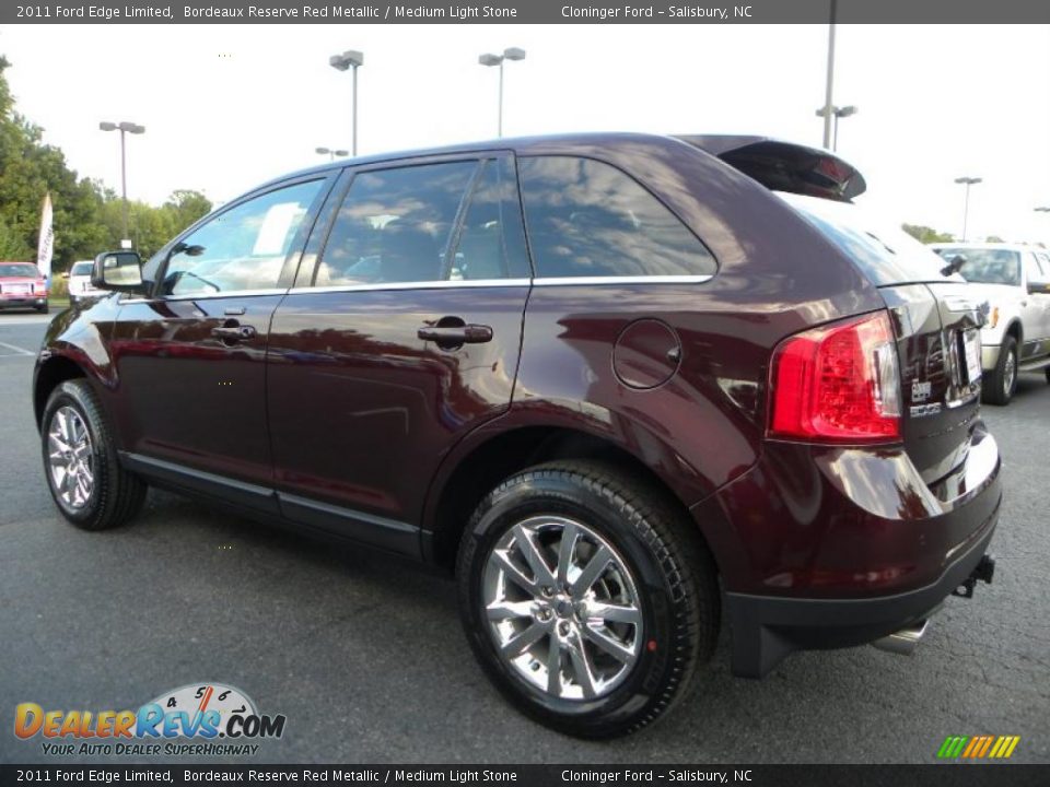 2011 Ford Edge Limited Bordeaux Reserve Red Metallic / Medium Light Stone Photo #31