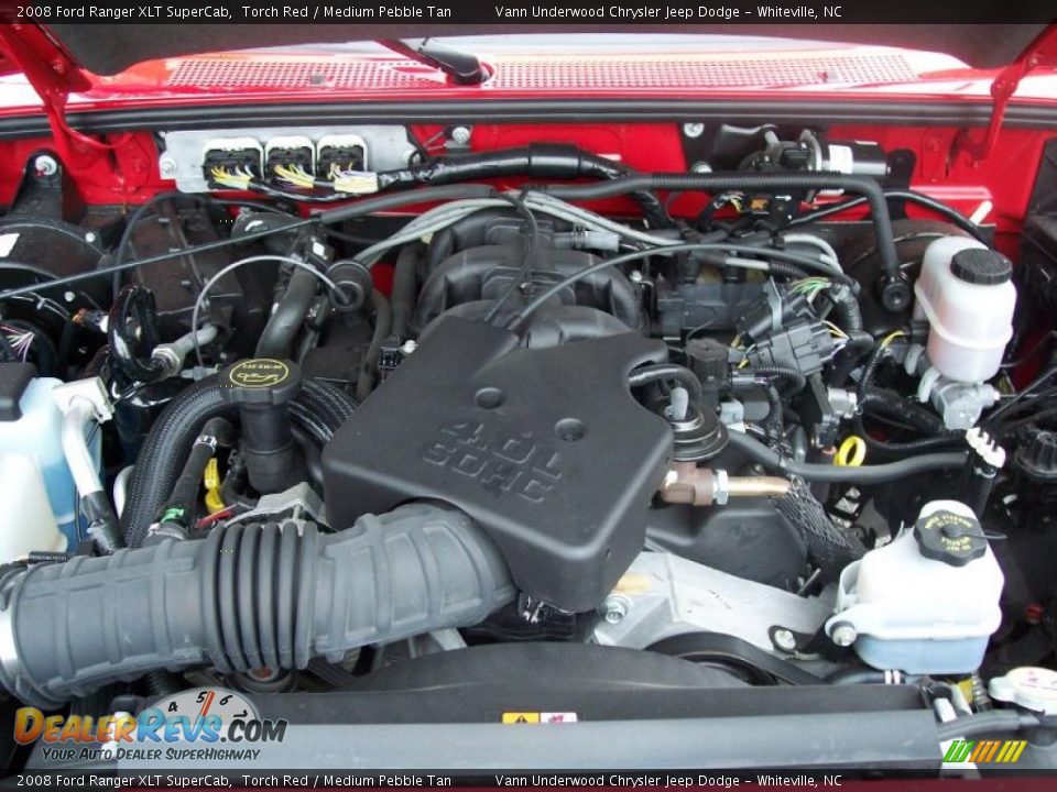 2008 Ford Ranger XLT SuperCab 4.0 Liter SOHC 12-Valve V6 Engine Photo #19