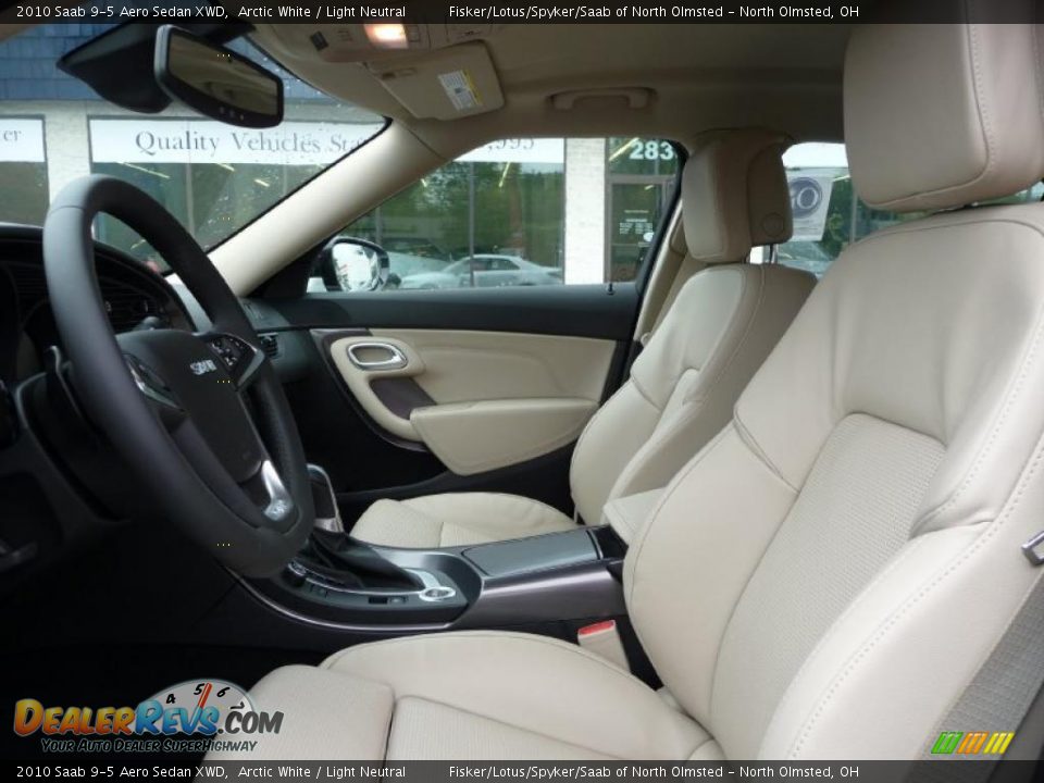 Light Neutral Interior - 2010 Saab 9-5 Aero Sedan XWD Photo #9