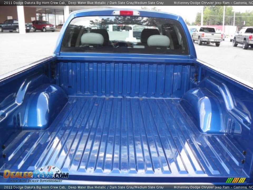 2011 Dodge Dakota Big Horn Crew Cab Deep Water Blue Metallic / Dark Slate Gray/Medium Slate Gray Photo #16