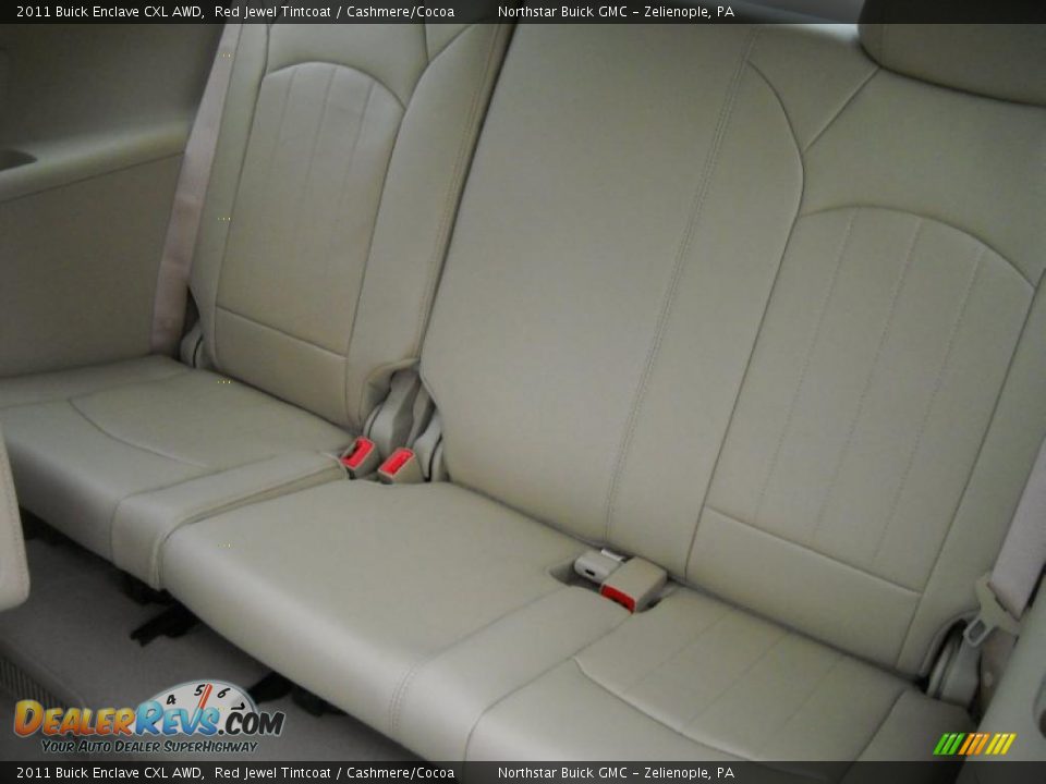 2011 Buick Enclave CXL AWD Red Jewel Tintcoat / Cashmere/Cocoa Photo #10