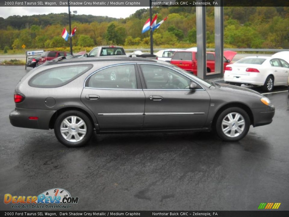 2003 Ford Taurus SEL Wagon Dark Shadow Grey Metallic / Medium Graphite Photo #3
