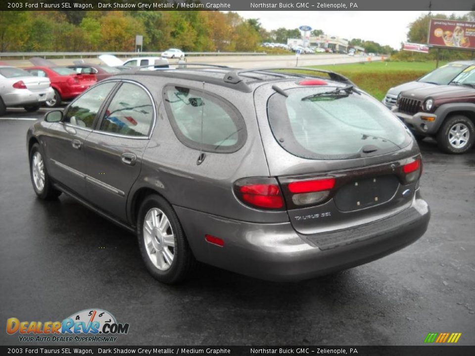 2003 Ford Taurus SEL Wagon Dark Shadow Grey Metallic / Medium Graphite Photo #5