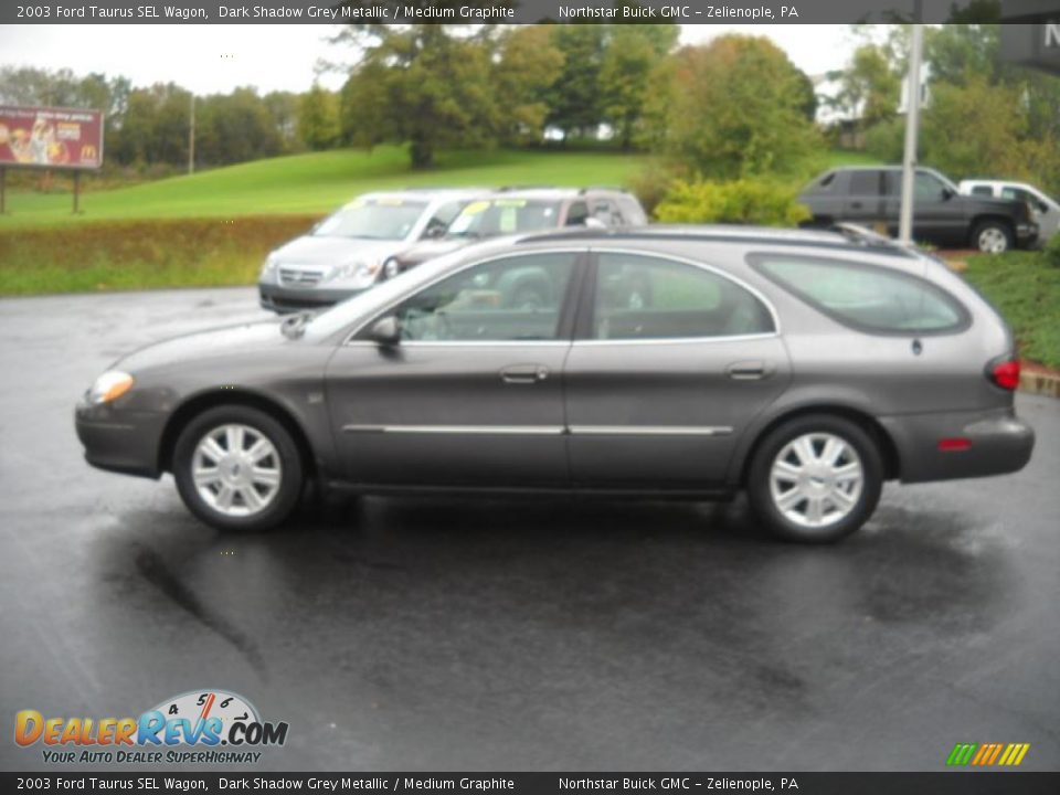 2003 Ford Taurus SEL Wagon Dark Shadow Grey Metallic / Medium Graphite Photo #6