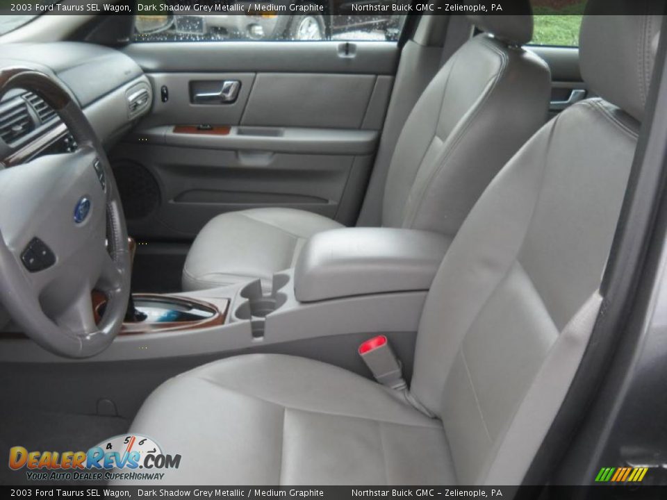 2003 Ford Taurus SEL Wagon Dark Shadow Grey Metallic / Medium Graphite Photo #8