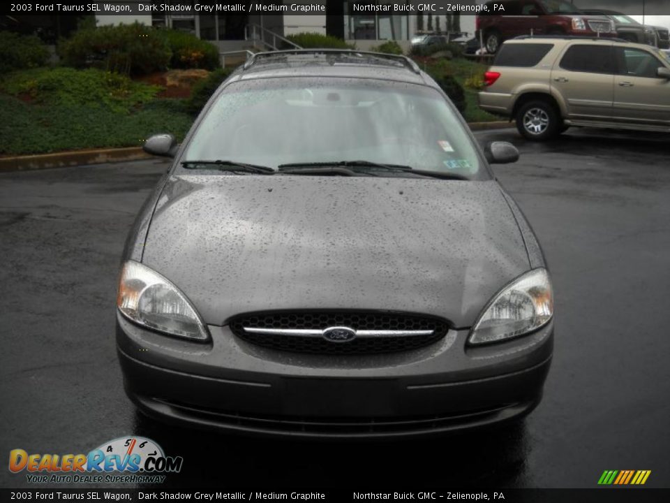2003 Ford Taurus SEL Wagon Dark Shadow Grey Metallic / Medium Graphite Photo #10