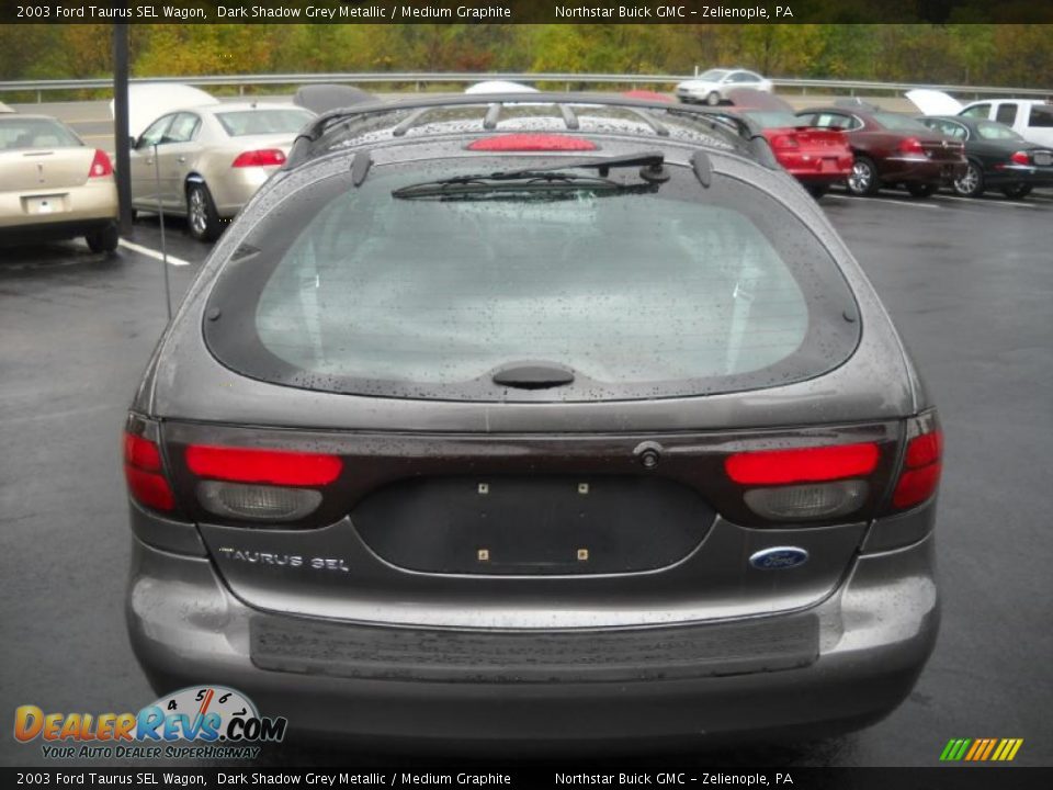 2003 Ford Taurus SEL Wagon Dark Shadow Grey Metallic / Medium Graphite Photo #11