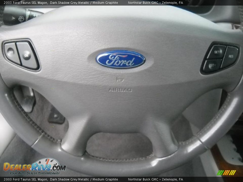 2003 Ford Taurus SEL Wagon Dark Shadow Grey Metallic / Medium Graphite Photo #19