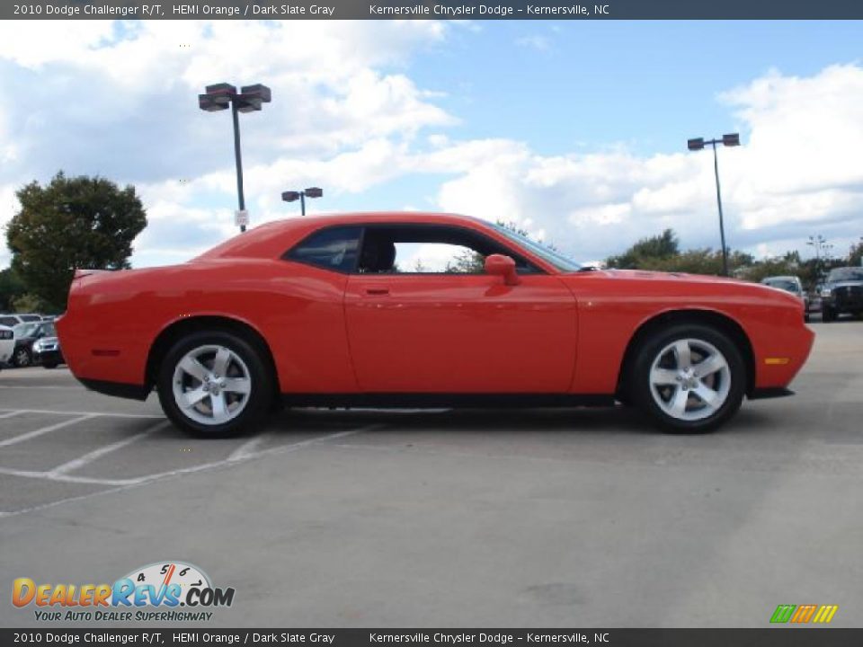 2010 Dodge Challenger R/T HEMI Orange / Dark Slate Gray Photo #2
