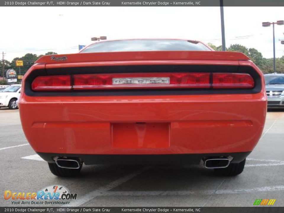 2010 Dodge Challenger R/T HEMI Orange / Dark Slate Gray Photo #4