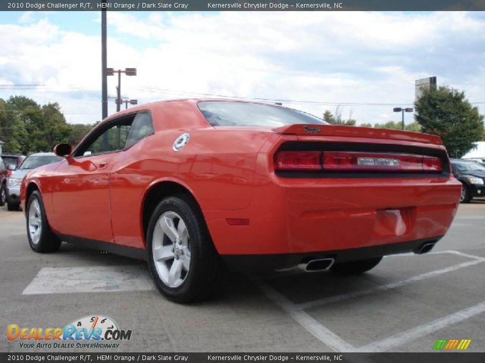 2010 Dodge Challenger R/T HEMI Orange / Dark Slate Gray Photo #5
