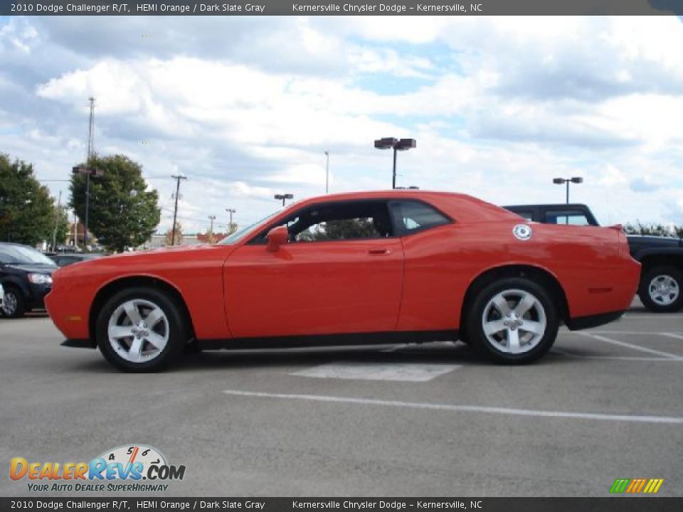 2010 Dodge Challenger R/T HEMI Orange / Dark Slate Gray Photo #6