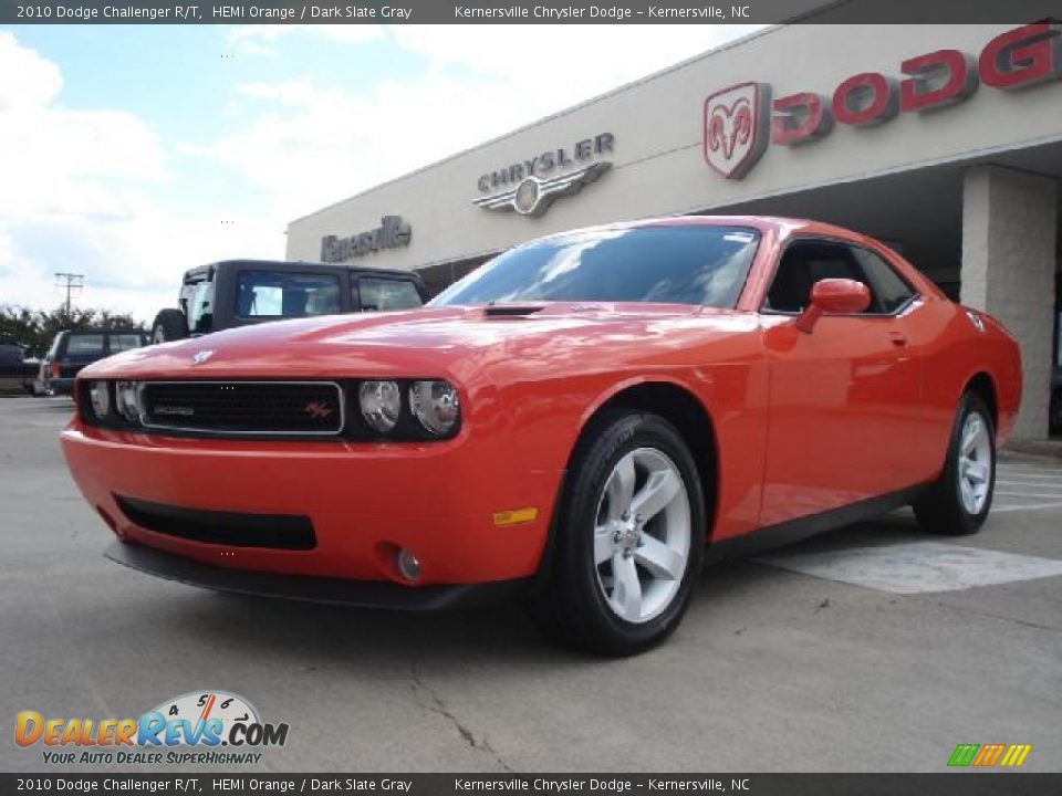 2010 Dodge Challenger R/T HEMI Orange / Dark Slate Gray Photo #7