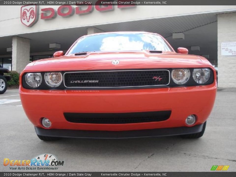 2010 Dodge Challenger R/T HEMI Orange / Dark Slate Gray Photo #8