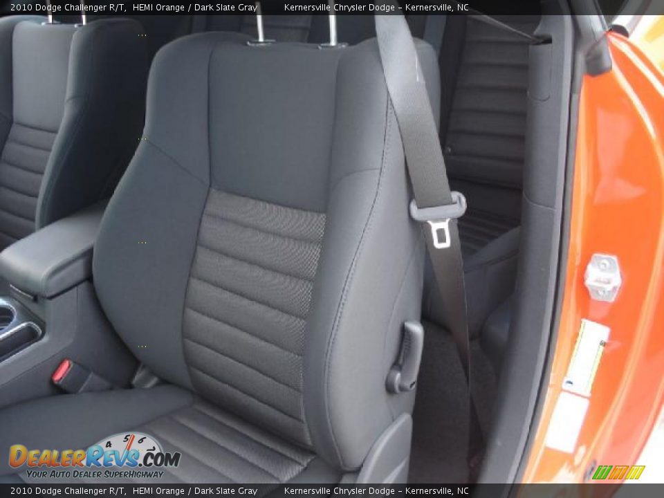 2010 Dodge Challenger R/T HEMI Orange / Dark Slate Gray Photo #9