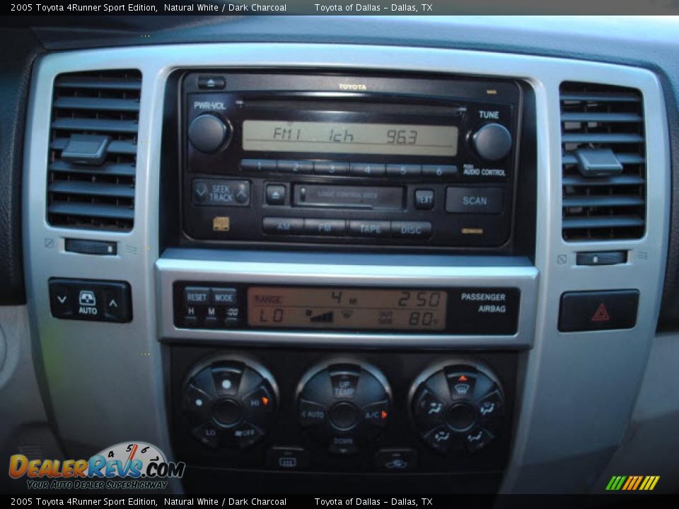 2005 Toyota 4Runner Sport Edition Natural White / Dark Charcoal Photo #19