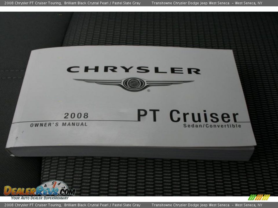 2008 Chrysler PT Cruiser Touring Brilliant Black Crystal Pearl / Pastel Slate Gray Photo #4