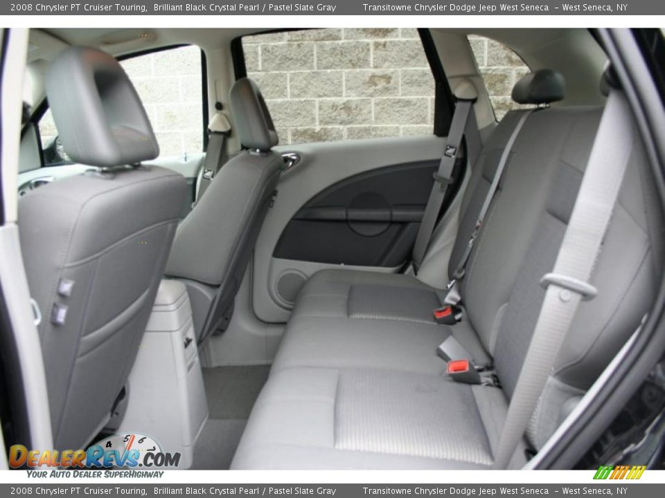 2008 Chrysler PT Cruiser Touring Brilliant Black Crystal Pearl / Pastel Slate Gray Photo #13