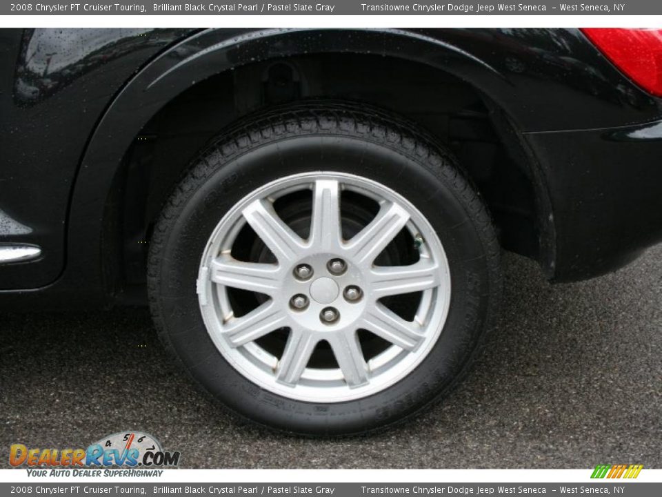 2008 Chrysler PT Cruiser Touring Brilliant Black Crystal Pearl / Pastel Slate Gray Photo #15