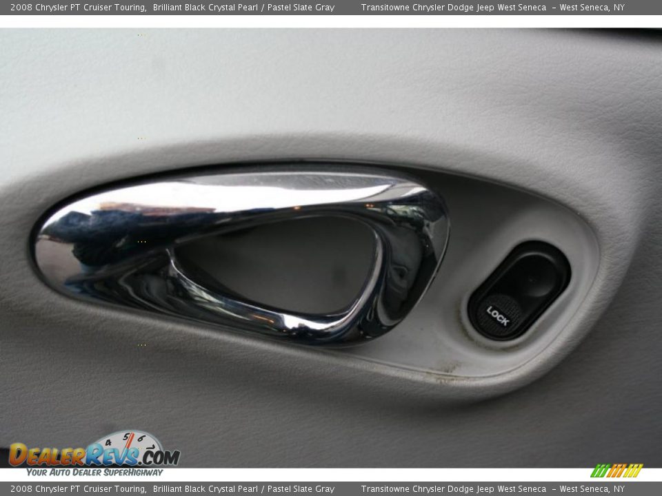 2008 Chrysler PT Cruiser Touring Brilliant Black Crystal Pearl / Pastel Slate Gray Photo #17