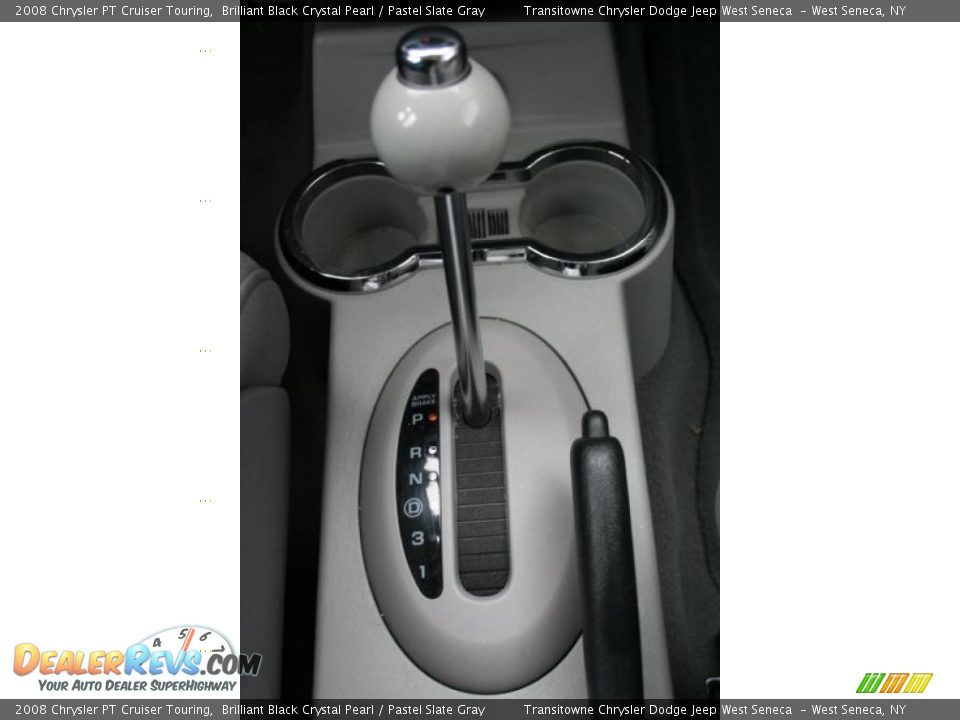 2008 Chrysler PT Cruiser Touring Brilliant Black Crystal Pearl / Pastel Slate Gray Photo #18