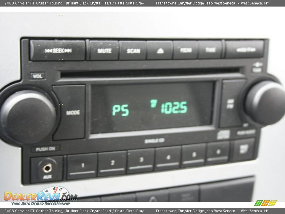 2008 Chrysler PT Cruiser Touring Brilliant Black Crystal Pearl / Pastel Slate Gray Photo #20
