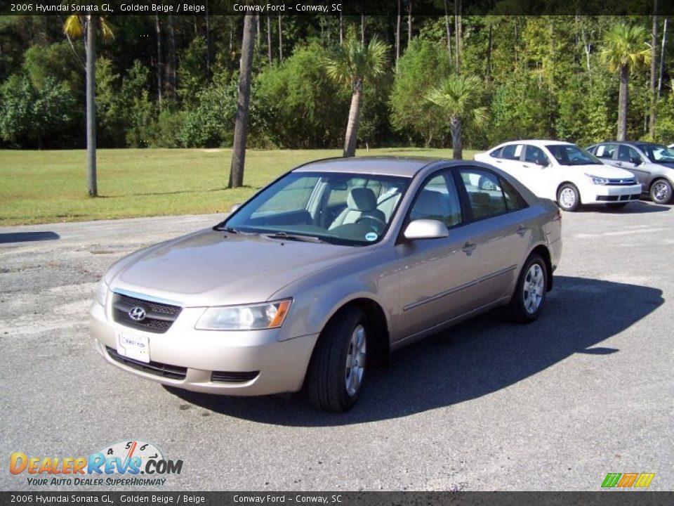 2006 Hyundai Sonata GL Golden Beige / Beige Photo #1