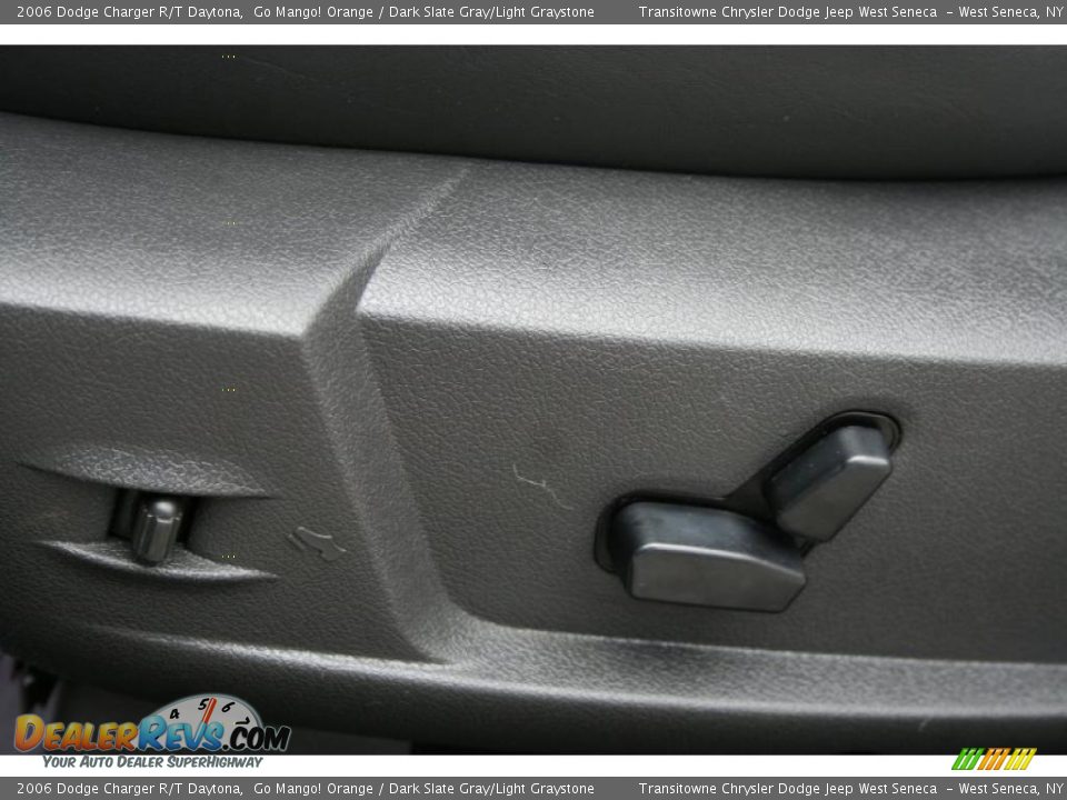 2006 Dodge Charger R/T Daytona Go Mango! Orange / Dark Slate Gray/Light Graystone Photo #8