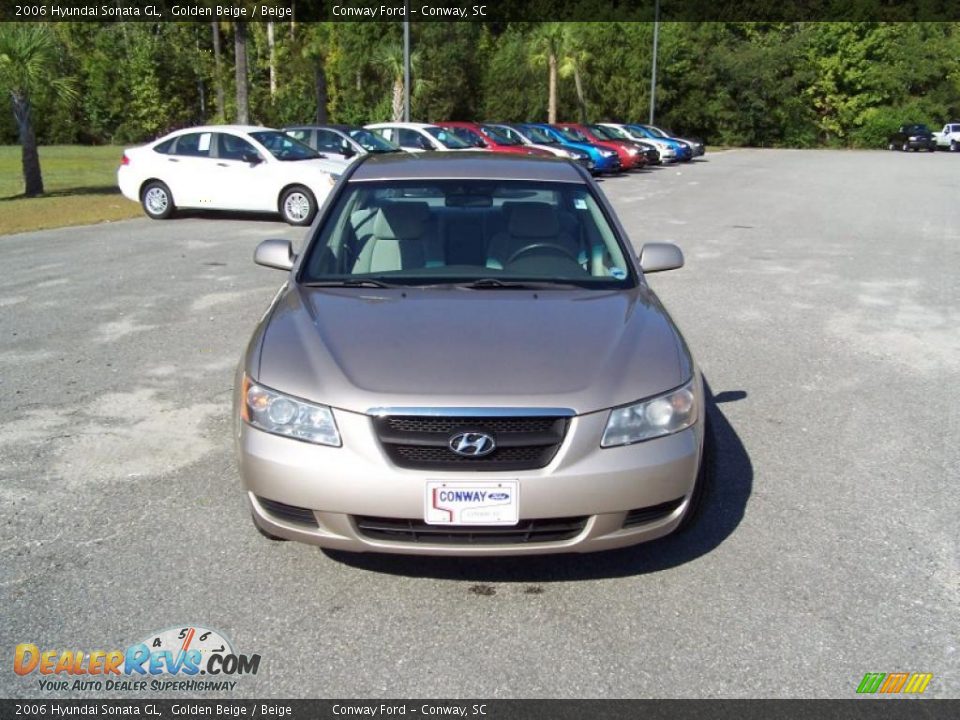 2006 Hyundai Sonata GL Golden Beige / Beige Photo #2