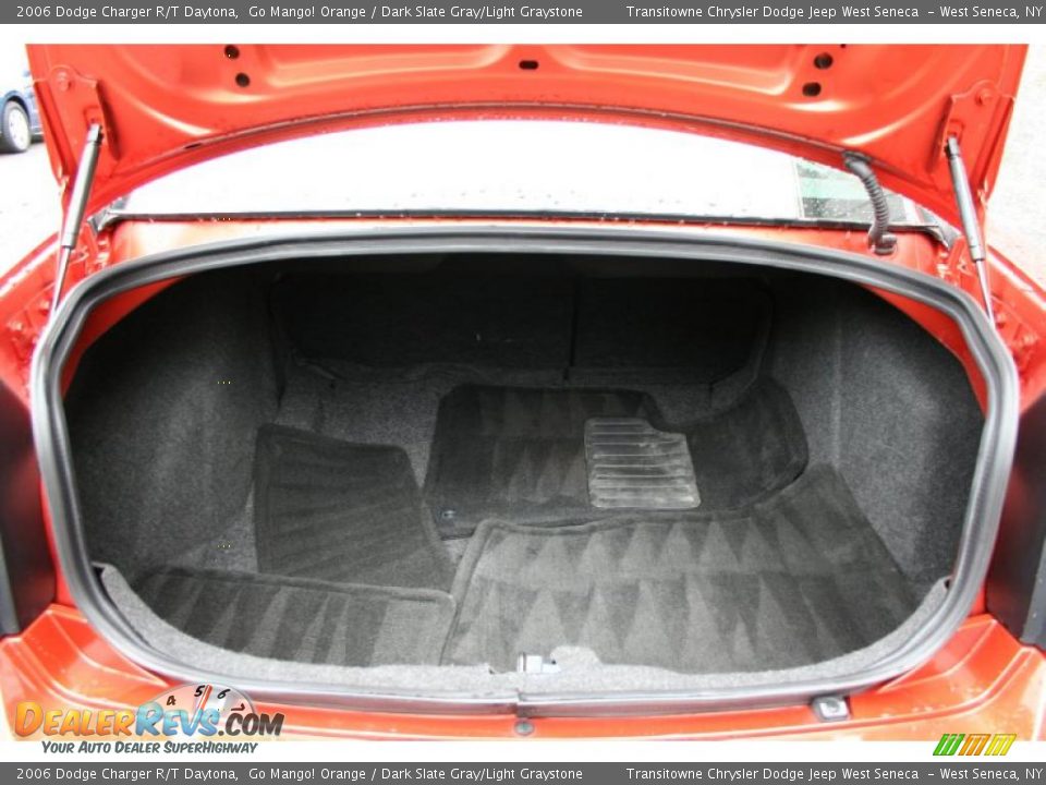 2006 Dodge Charger R/T Daytona Go Mango! Orange / Dark Slate Gray/Light Graystone Photo #10
