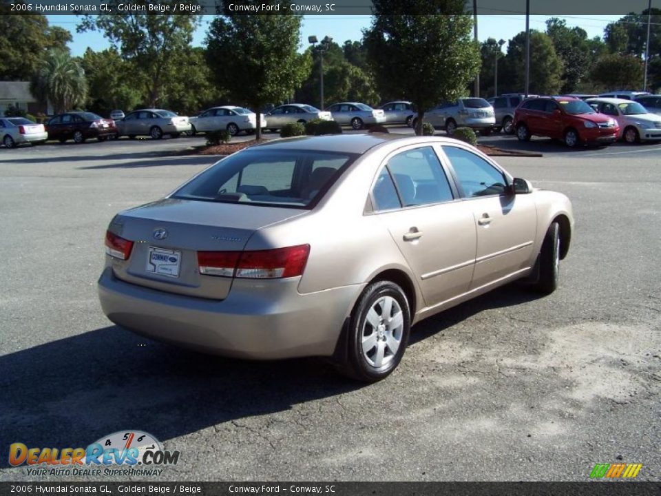 2006 Hyundai Sonata GL Golden Beige / Beige Photo #5