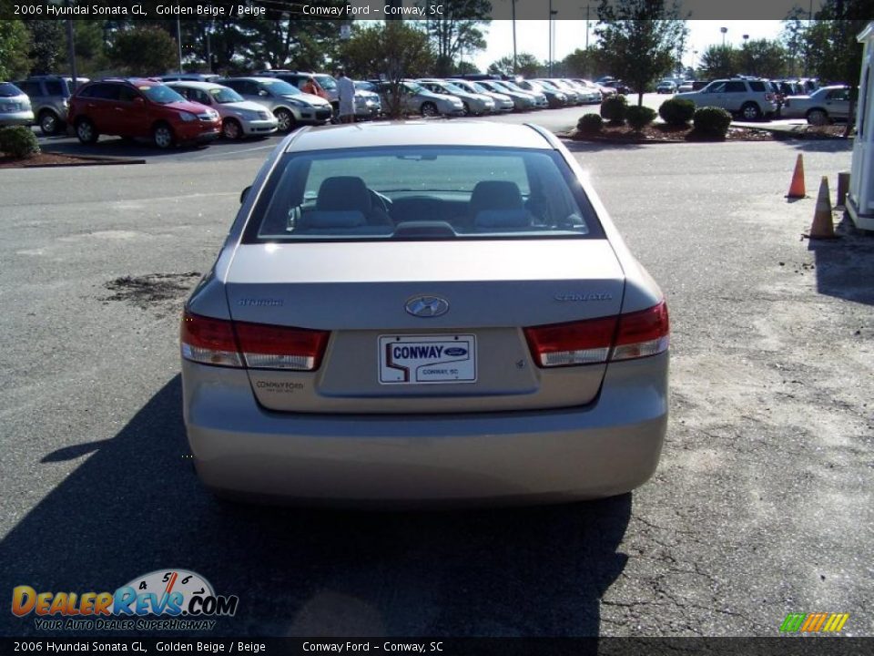 2006 Hyundai Sonata GL Golden Beige / Beige Photo #6