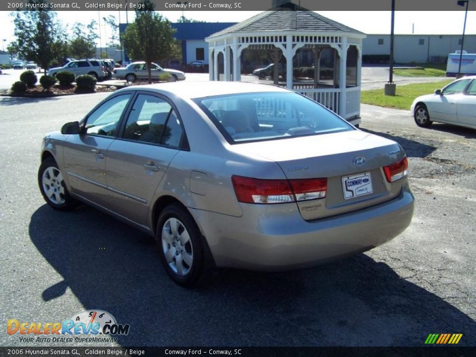 2006 Hyundai Sonata GL Golden Beige / Beige Photo #7