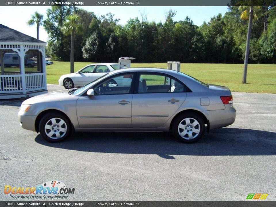 2006 Hyundai Sonata GL Golden Beige / Beige Photo #8