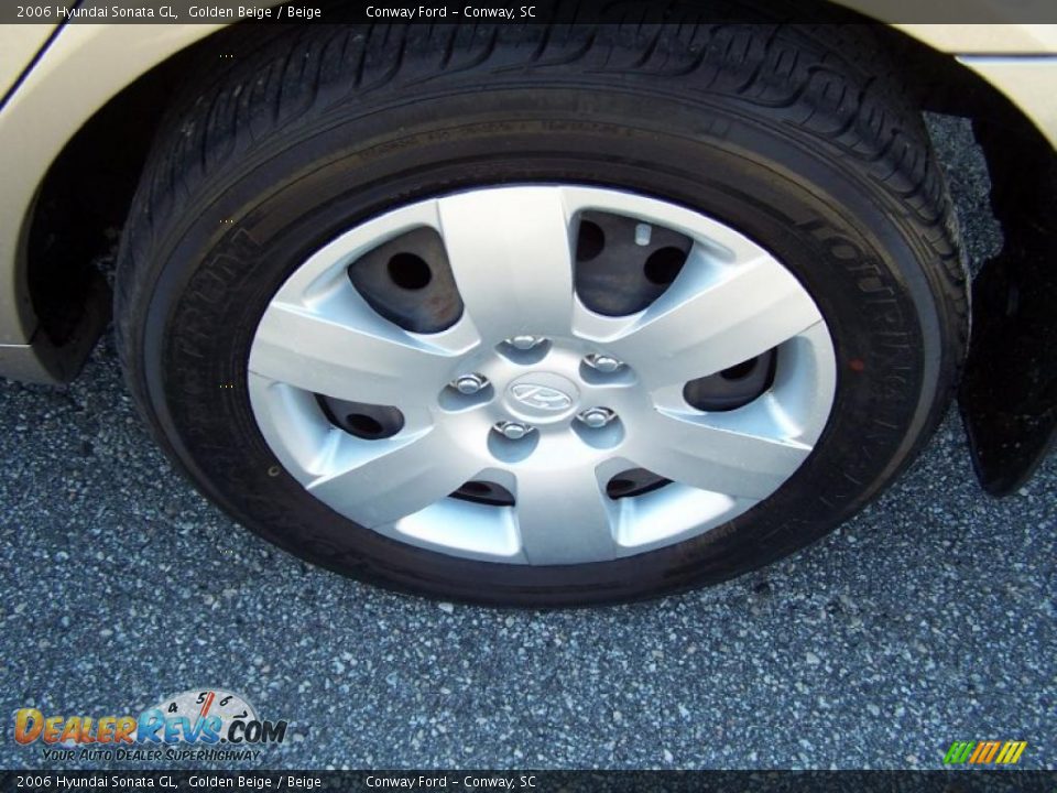 2006 Hyundai Sonata GL Golden Beige / Beige Photo #9