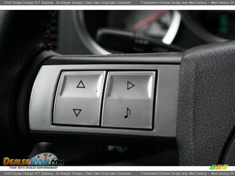 2006 Dodge Charger R/T Daytona Go Mango! Orange / Dark Slate Gray/Light Graystone Photo #19