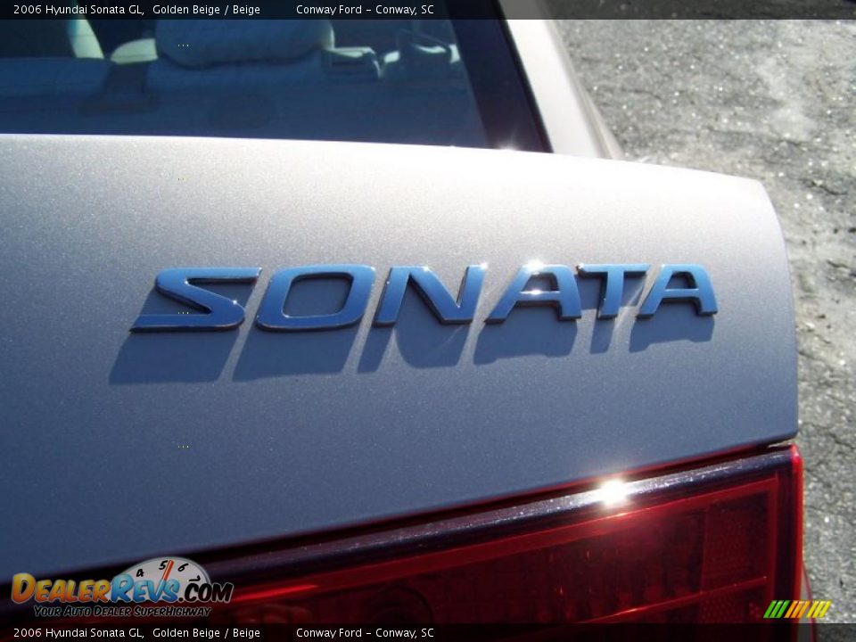 2006 Hyundai Sonata GL Golden Beige / Beige Photo #12