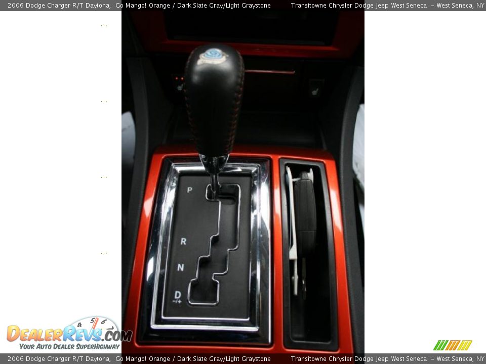 2006 Dodge Charger R/T Daytona Go Mango! Orange / Dark Slate Gray/Light Graystone Photo #21