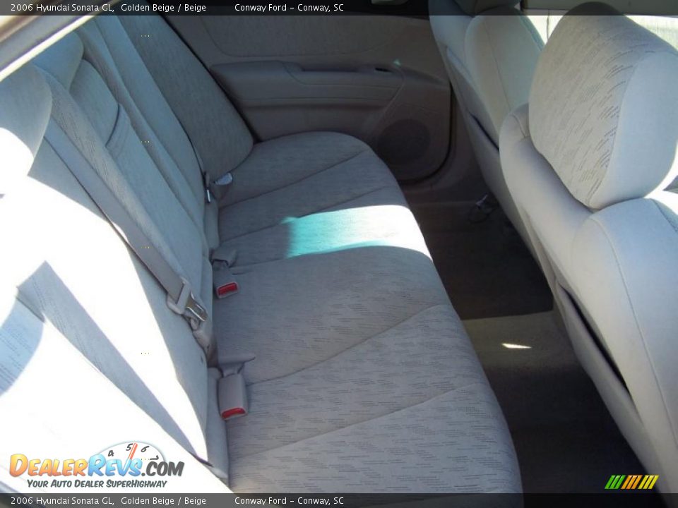 2006 Hyundai Sonata GL Golden Beige / Beige Photo #14