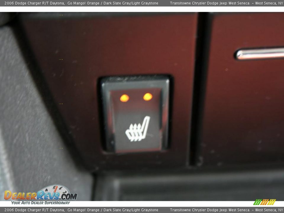 2006 Dodge Charger R/T Daytona Go Mango! Orange / Dark Slate Gray/Light Graystone Photo #22