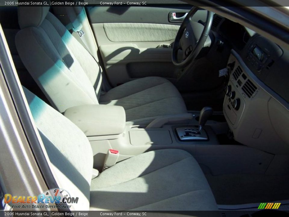 2006 Hyundai Sonata GL Golden Beige / Beige Photo #16