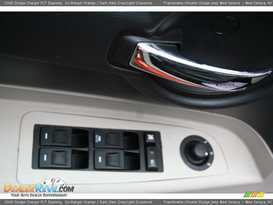 2006 Dodge Charger R/T Daytona Go Mango! Orange / Dark Slate Gray/Light Graystone Photo #27