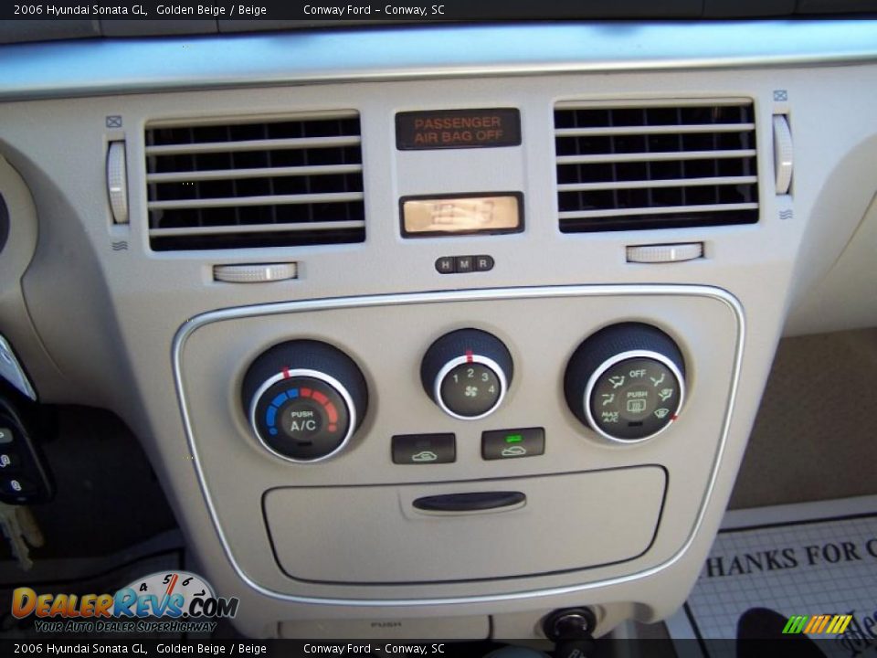 2006 Hyundai Sonata GL Golden Beige / Beige Photo #24