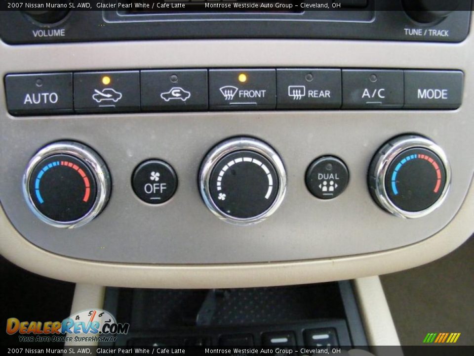 2007 Nissan Murano SL AWD Glacier Pearl White / Cafe Latte Photo #22