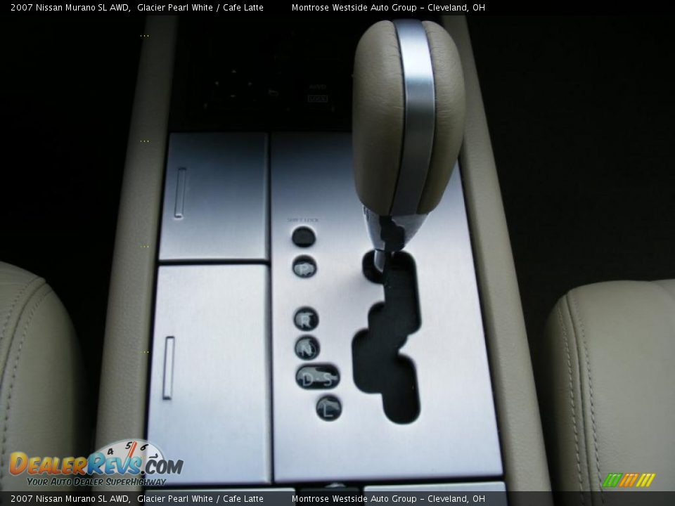 2007 Nissan Murano SL AWD Glacier Pearl White / Cafe Latte Photo #24