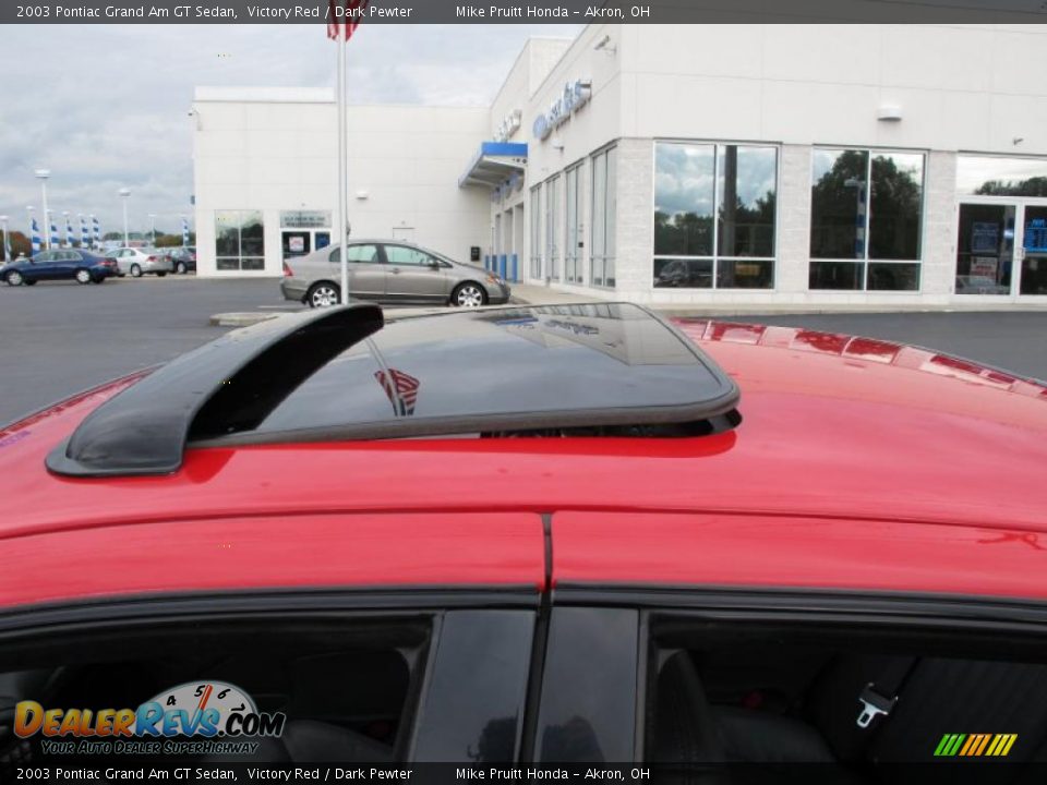 2003 Pontiac Grand Am GT Sedan Victory Red / Dark Pewter Photo #9