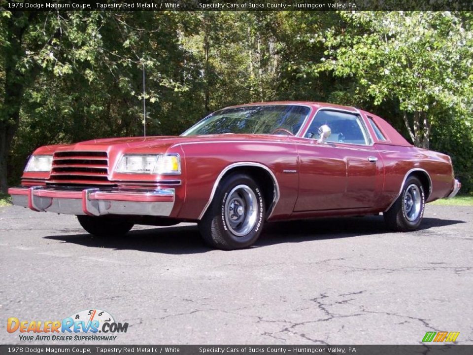 Tapestry Red Metallic 1978 Dodge Magnum Coupe Photo #1