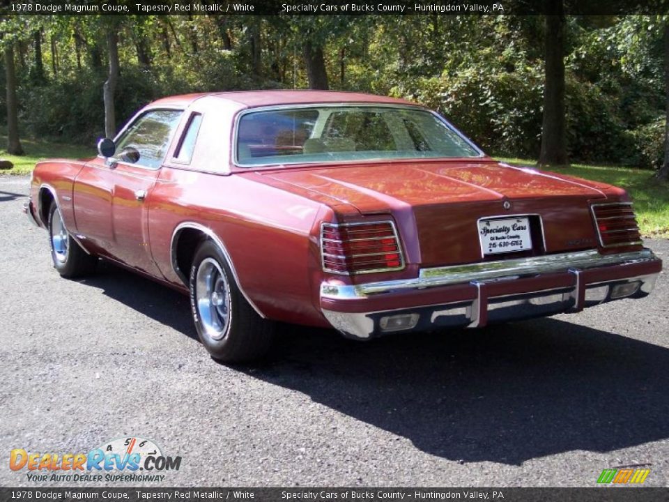 Tapestry Red Metallic 1978 Dodge Magnum Coupe Photo #8