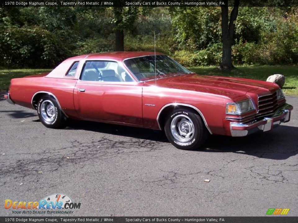 Tapestry Red Metallic 1978 Dodge Magnum Coupe Photo #15