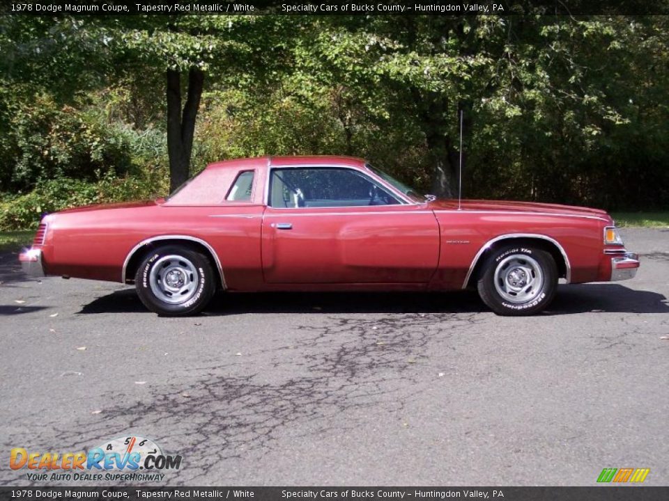 Tapestry Red Metallic 1978 Dodge Magnum Coupe Photo #17